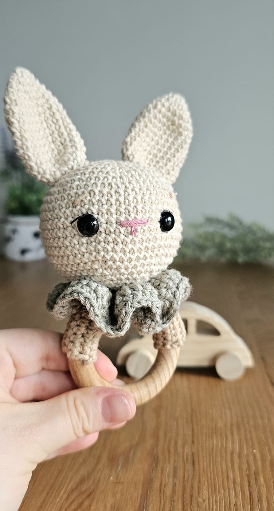 Bunny rattle- Crochet